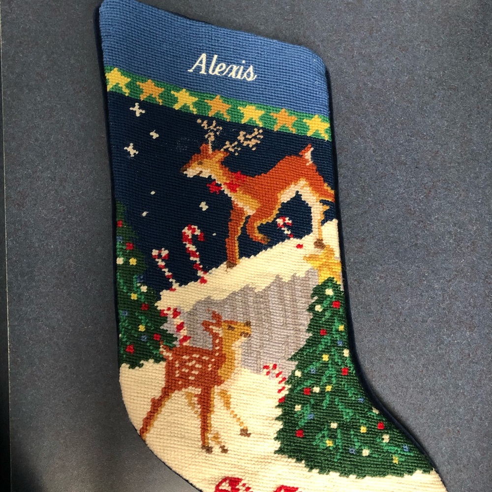 Personalized “Alexis” Christmas Stocking